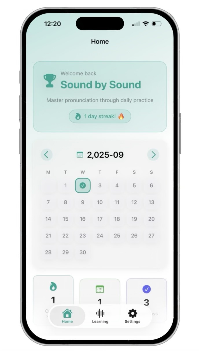 Sound by Sound Slowly App Demo
